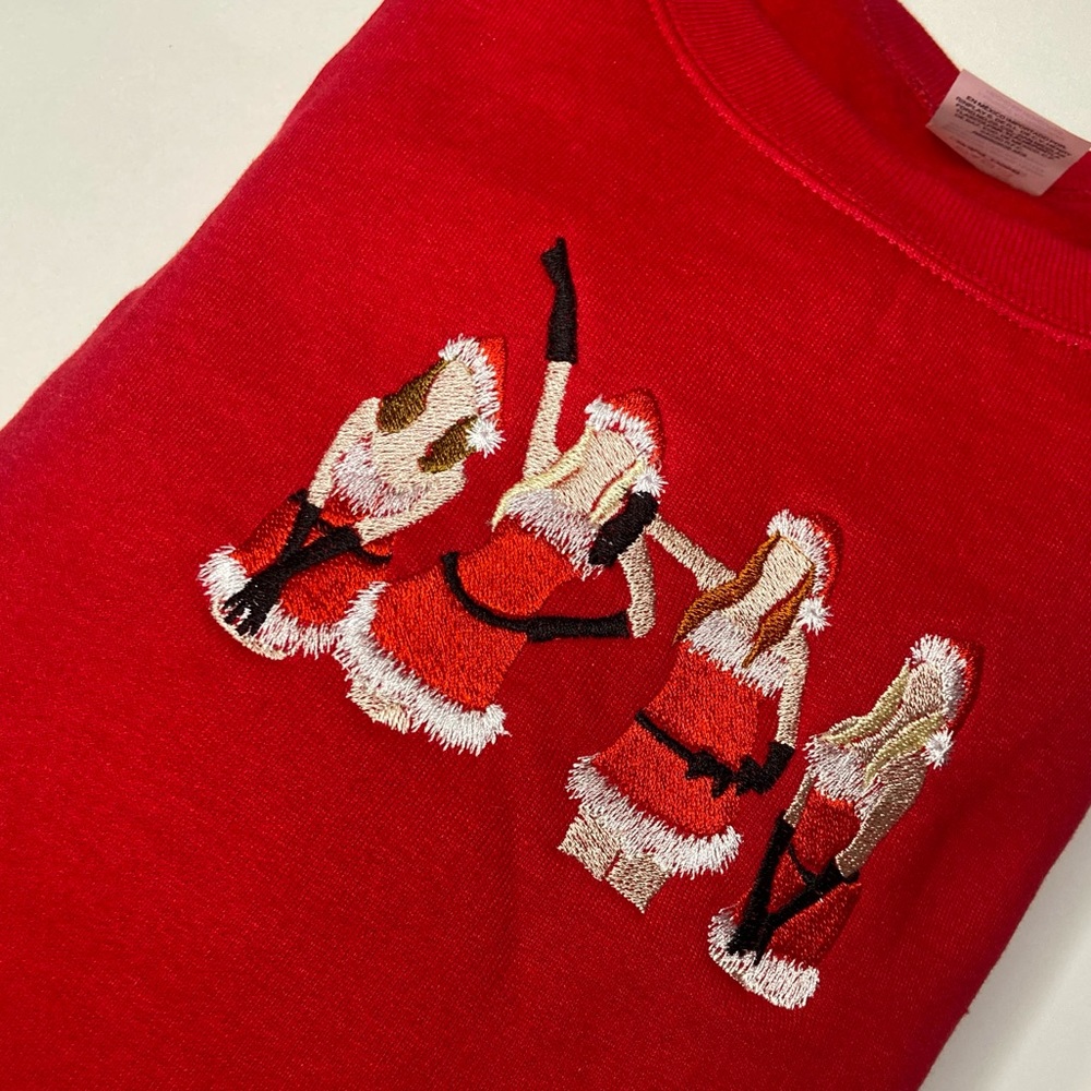 Mean Girls Embroidered Christmas Holiday Sweater! Made to Order.